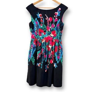 Eliza J Women's Floral Fit‎ & Flare Dress size 6